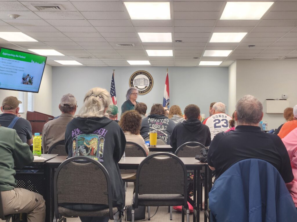 CERT students in the field