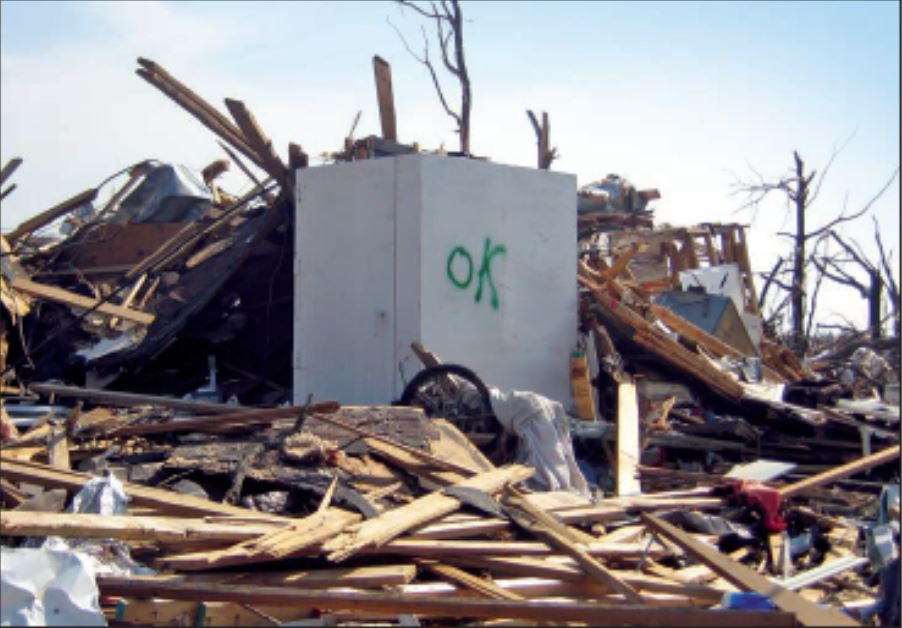 Above-ground residential safe room